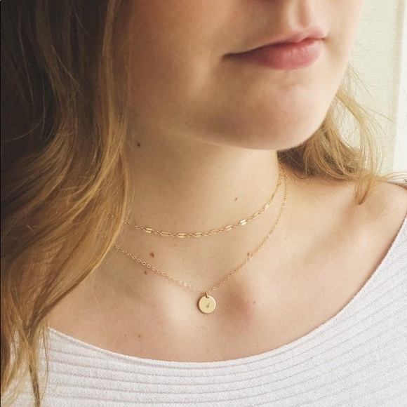 Dainty Gold Lace Chain Choker Necklace - Picture 6 of 6